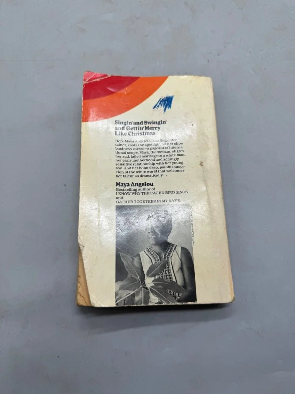 Vtg Maya Angelou Singin And Swingin And Gettin Merry Like Christmas Book 1977